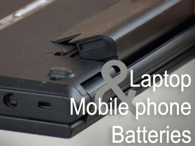 laptop and phones or just batteries