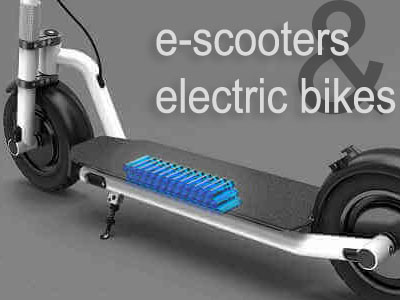 e-scooter and electric bikes